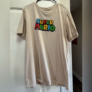 MAD Engine Beige Mario Kart Logo Tee